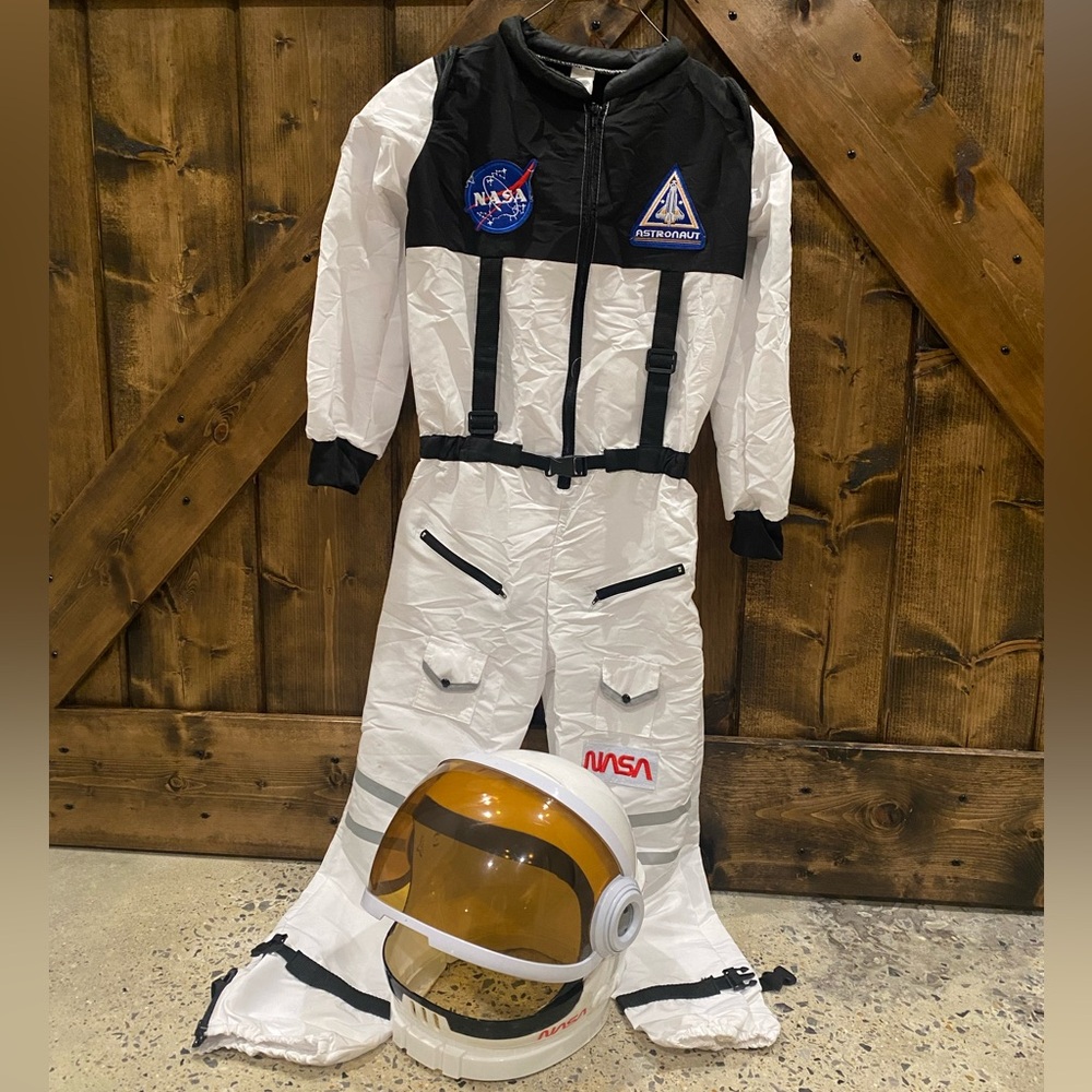 NASA Astronaut Costume with Helmet Child Youth Size